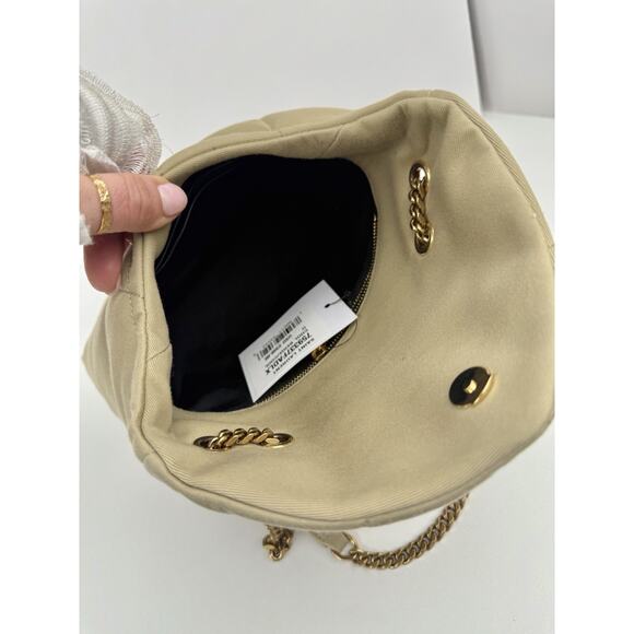 Saint Laurent Puffer Toy quilted Canvas Shoulder Bag - Picture 7 of 8